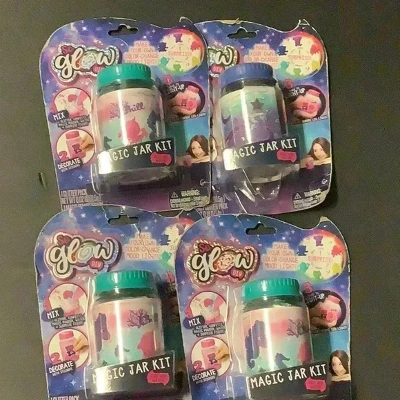 So Glow DIY Magic Jar Kit New Make Your Own Color Change Mood Light 4 sets - Picture 1 of 5